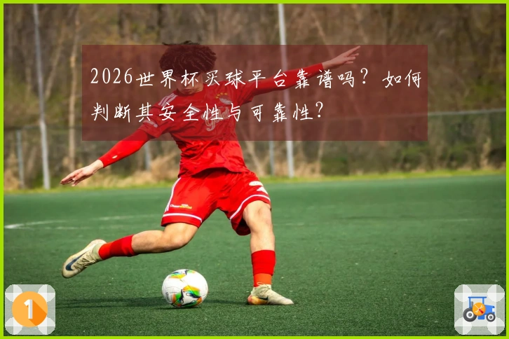 2026世界杯买球平台靠谱吗？如何判断其安全性与可靠性？