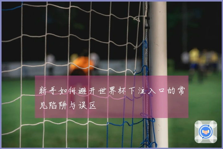 新手如何避开世界杯下注入口的常见陷阱与误区